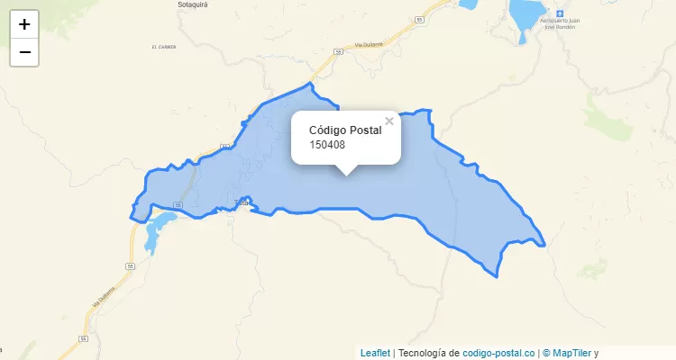 ZIP Code Neighborhood San Nicolas, Tuta