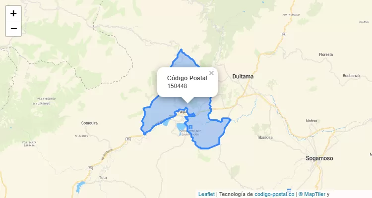 Código Postal 150448 en Colombia