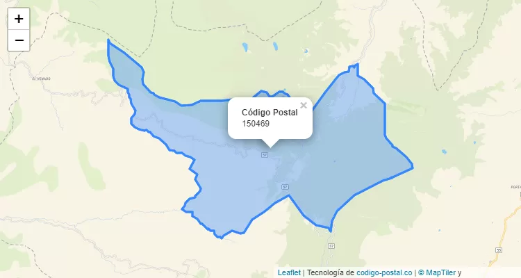 ZIP Code Neighborhood San Antonio Sur, Duitama