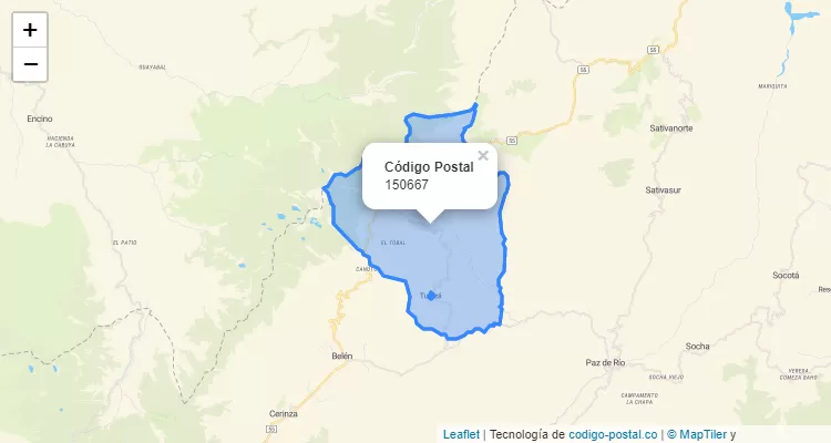 150667 ZIP Code in Colombia