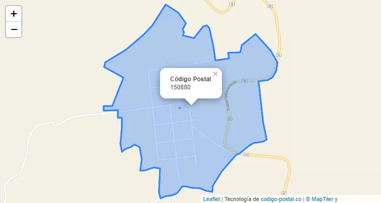 Código Postal 150880 en Colombia