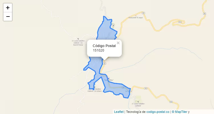 151020 ZIP Code in Colombia