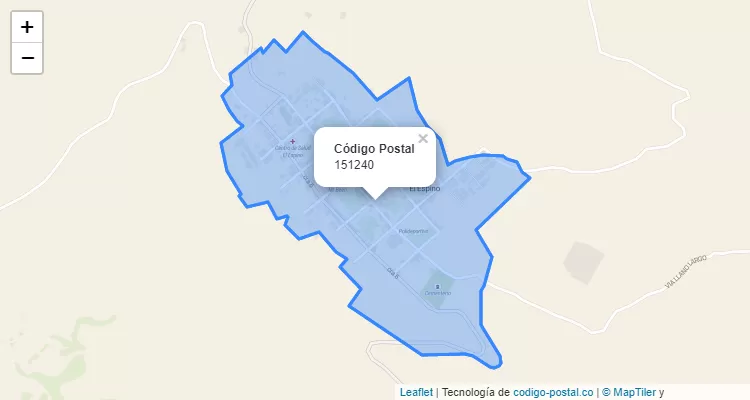 151240 ZIP Code in Colombia