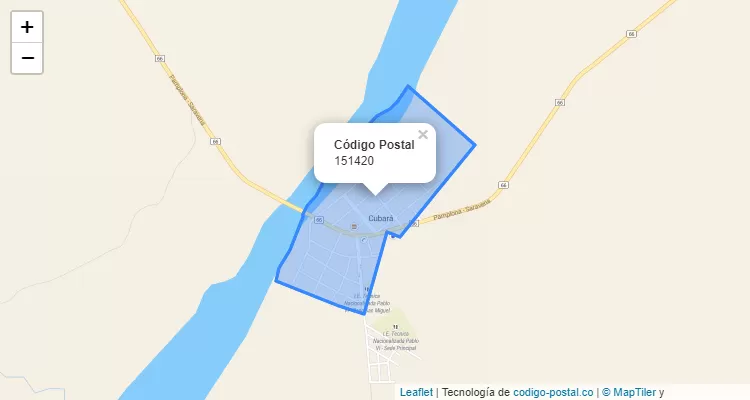 Código Postal 151420 en Colombia