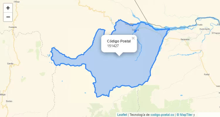 ZIP Code Neighborhood El Porvenir, Cubará