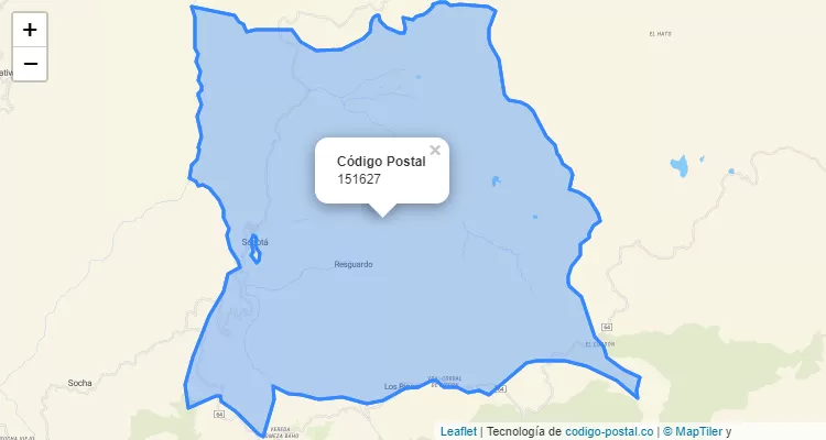 151627 ZIP Code in Colombia