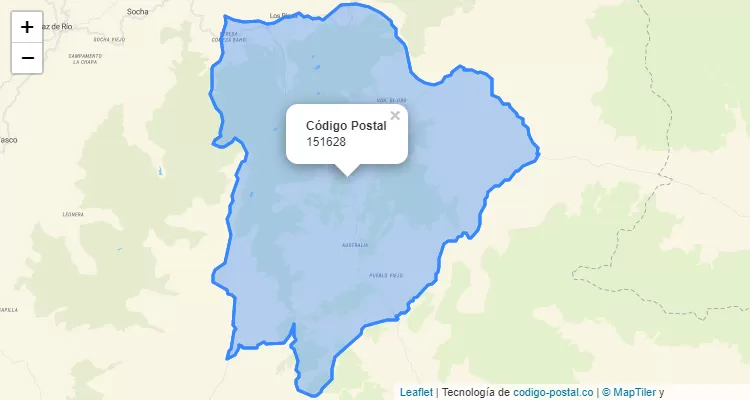 151628 ZIP Code in Colombia