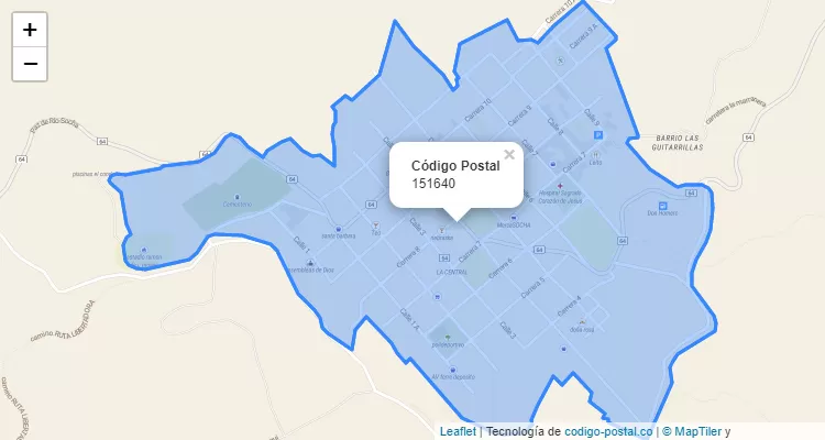 151640 ZIP Code in Colombia