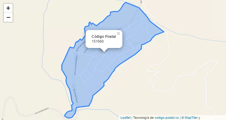 151660 ZIP Code in Colombia