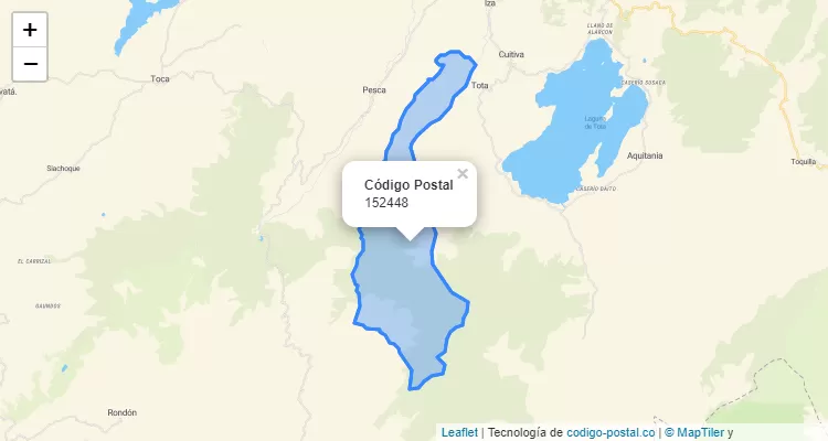 Código Postal 152448 en Colombia