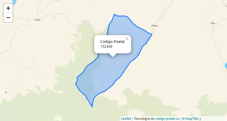 Código Postal 152468 en Colombia