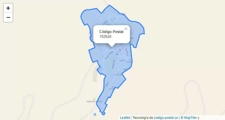 Código Postal 152620 en Colombia