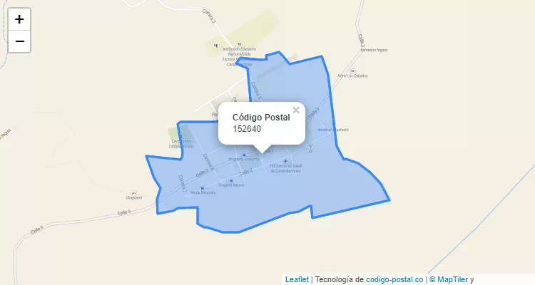 CEP 152640 na Colômbia