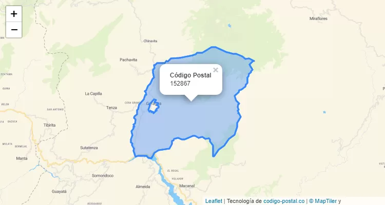 Código Postal 152867 en Colombia