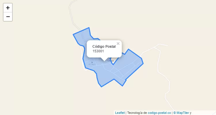153001 ZIP Code in Colombia