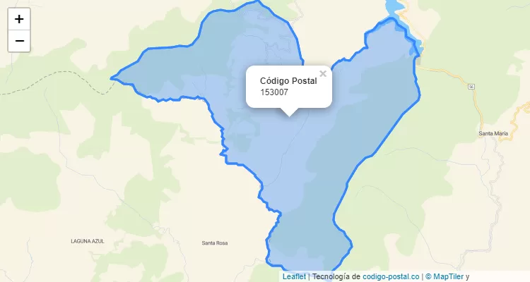 ZIP Code Neighborhood Chivor Chiquito, Chivor