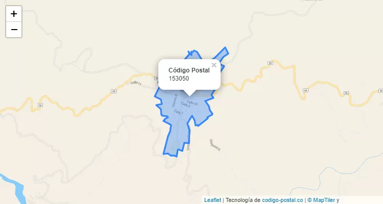 Código Postal 153050 en Colombia