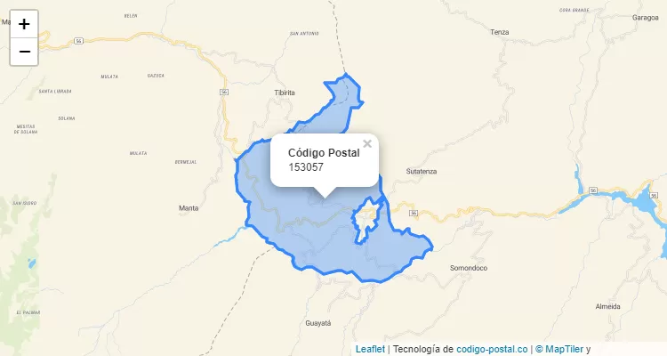 Código Postal 153057 en Colombia