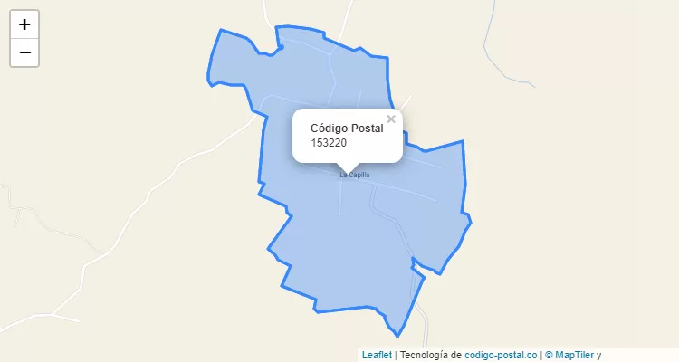 Código Postal 153220 en Colombia