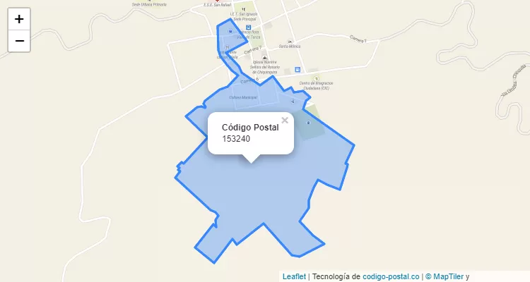 Código Postal 153240 en Colombia