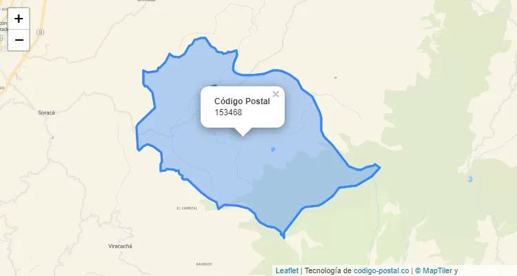 153468 ZIP Code in Colombia
