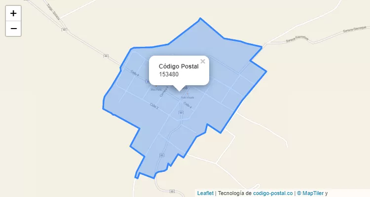 153480 ZIP Code in Colombia