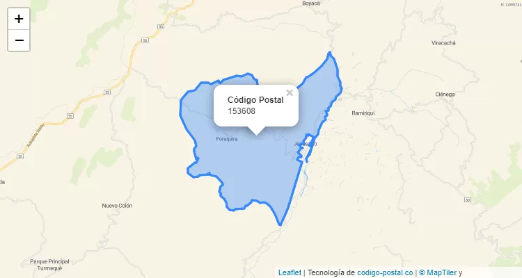 ZIP Code Neighborhood Foraquira, Jenesano
