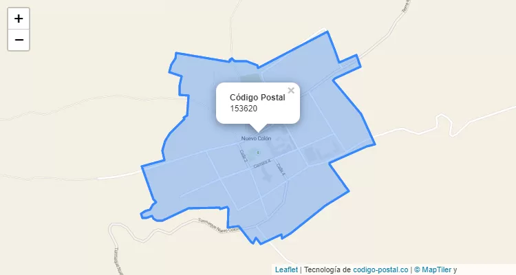 153620 ZIP Code in Colombia