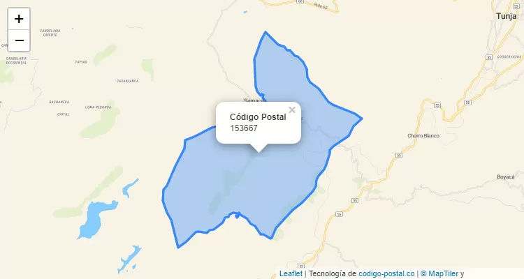 ZIP Code Neighborhood San Jose Del Gacal, Samacá