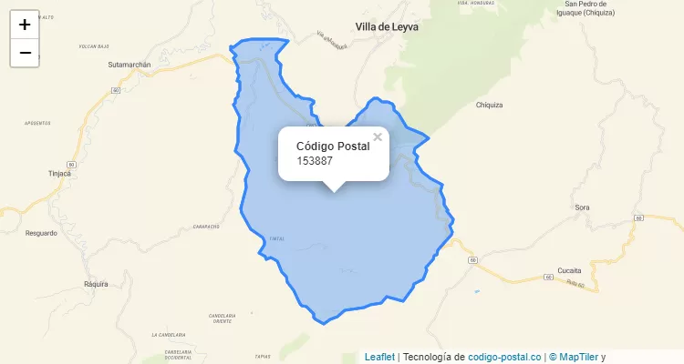 Código Postal 153887 en Colombia