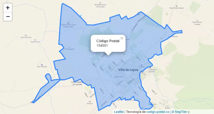 Código Postal 154001 en Colombia