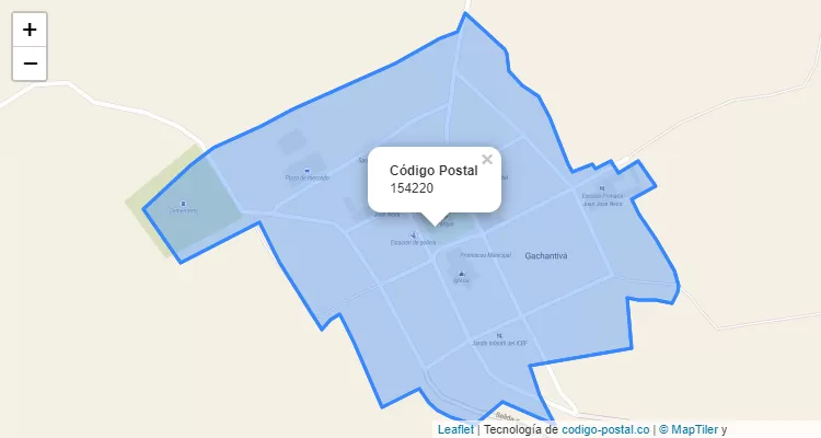 154220 ZIP Code in Colombia