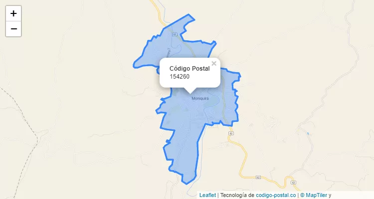 154260 ZIP Code in Colombia