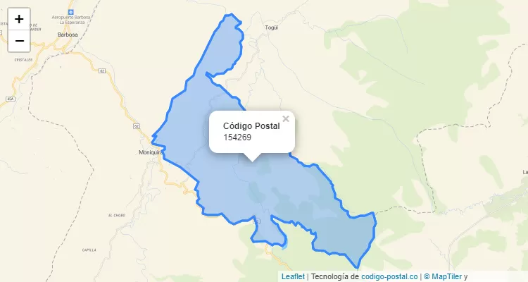 154269 ZIP Code in Colombia
