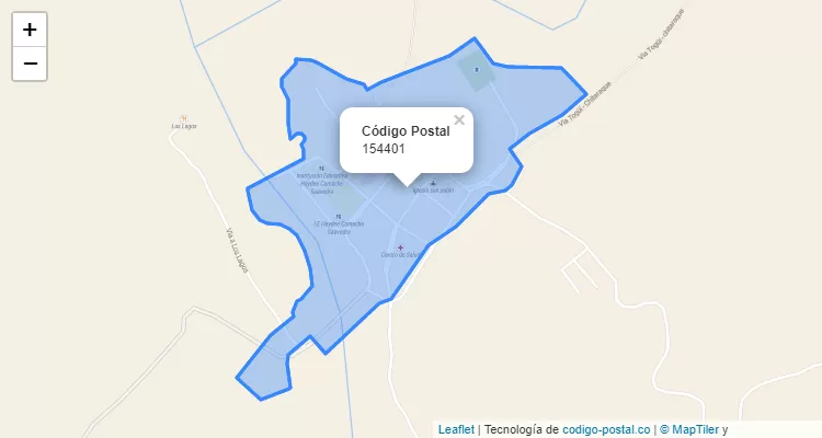 154401 ZIP Code in Colombia