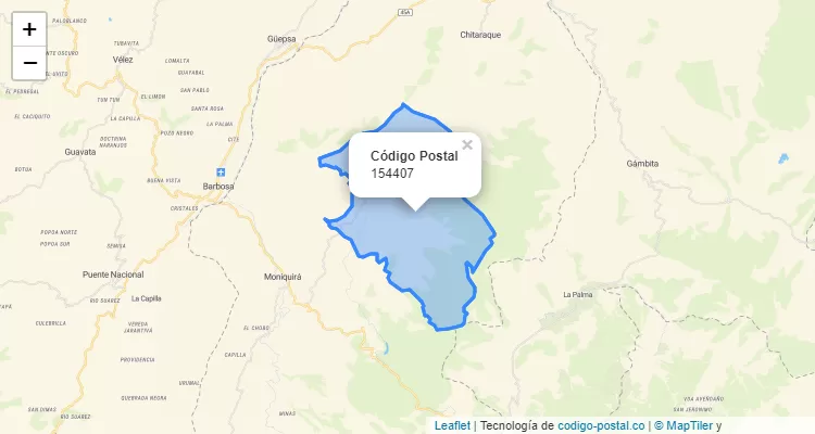 154407 ZIP Code in Colombia