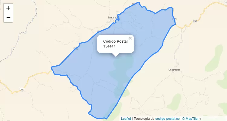Código Postal 154447 en Colombia