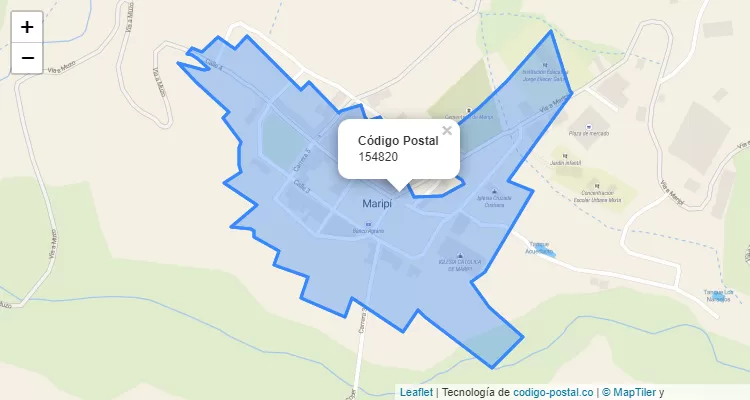 154820 ZIP Code in Colombia