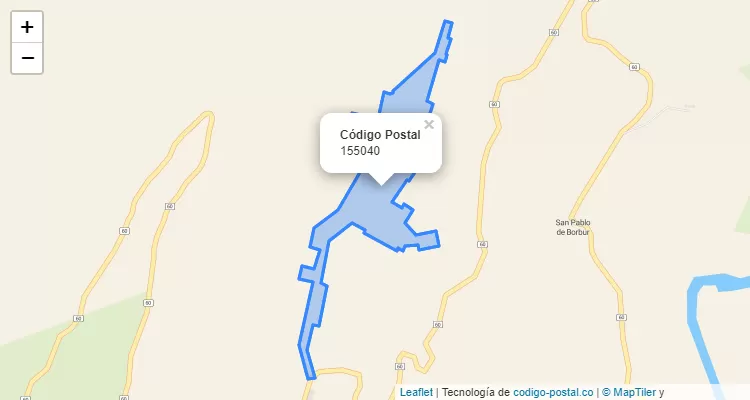155040 ZIP Code in Colombia
