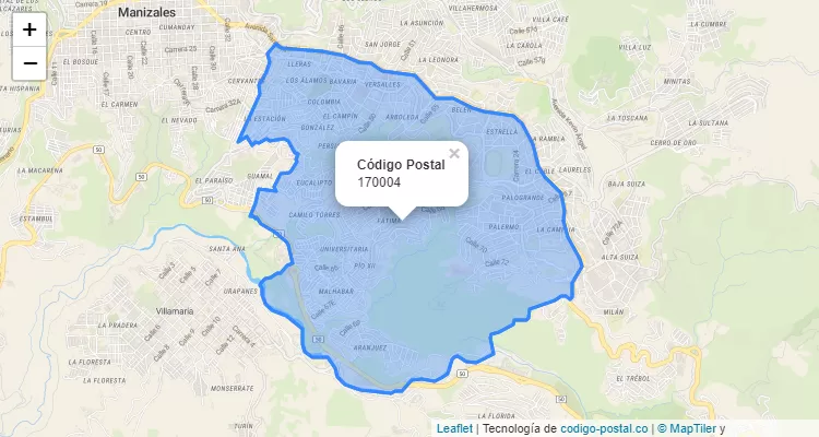 CEP Bairro Las Colinas, Manizales