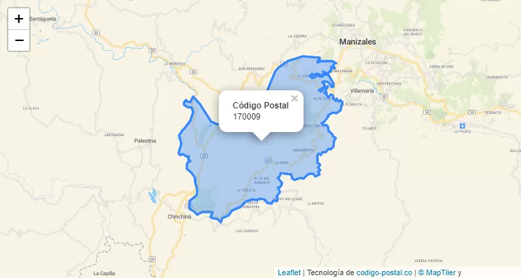 ZIP Code Neighborhood La Pola, Manizales