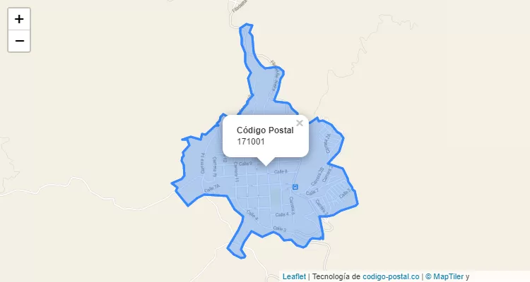 171001 ZIP Code in Colombia