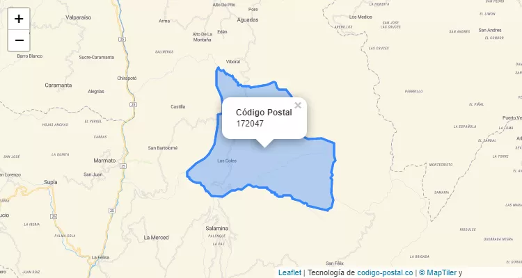 172047 ZIP Code in Colombia