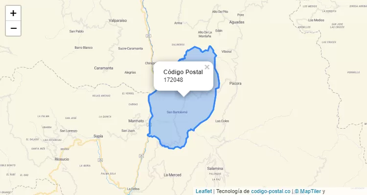 172048 ZIP Code in Colombia