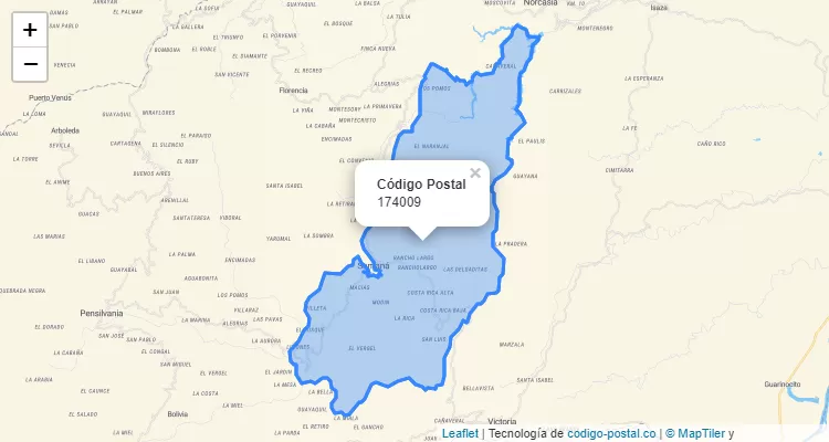 ZIP Code Neighborhood Guayana, Samana