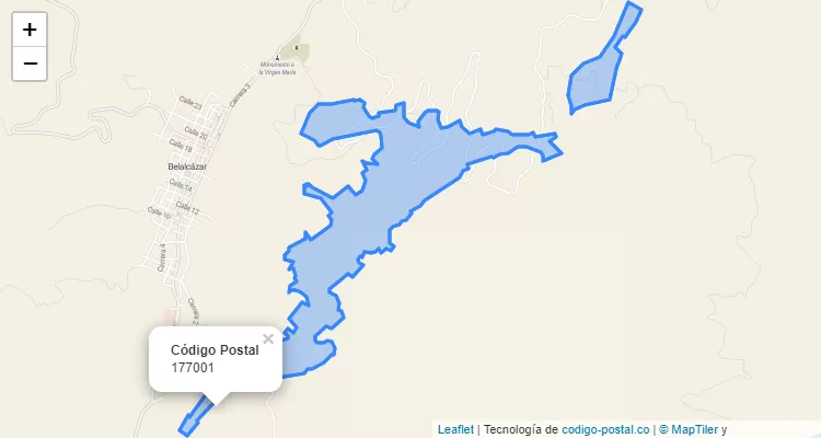 Código Postal 177001 en Colombia