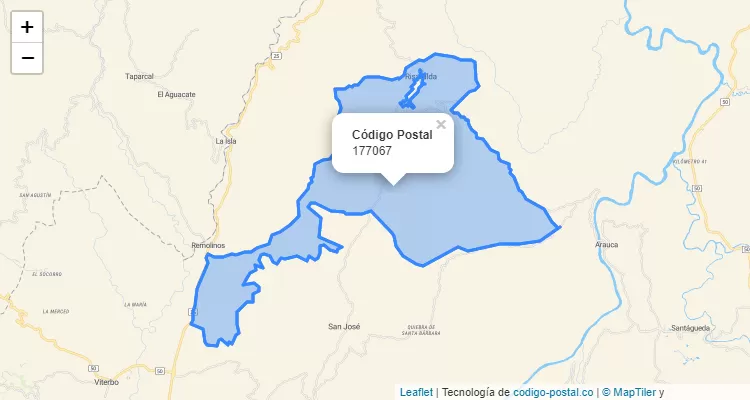 ZIP Code Neighborhood Santana, Risaralda