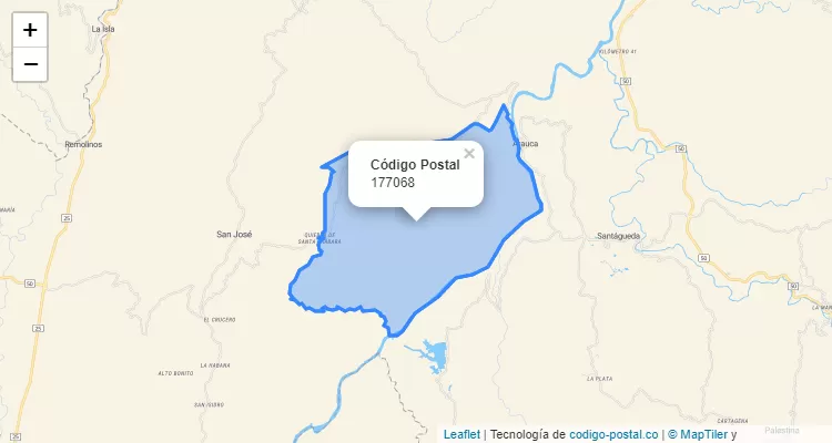 ZIP Code Neighborhood La Patria, Risaralda