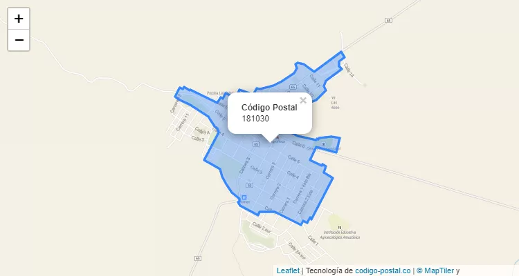 Código Postal 181030 en Colombia
