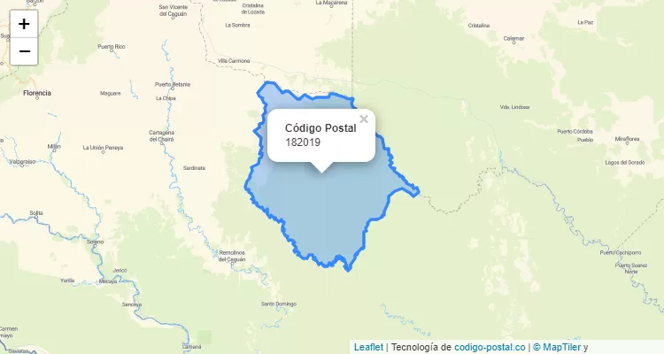 Código Postal 182019 en Colombia